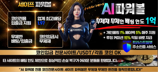 스마트폰에서 매우 빠르게 구동되는 AI파워볼 데이터 차트